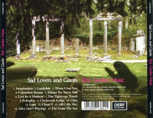 Sad Lovers And Giants ‎– Epic Garden Music (Reissue) (1982/2009)