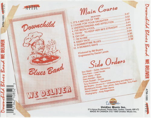 Downchild Blues Band - We Deliver (Reissue) (1980/2004)