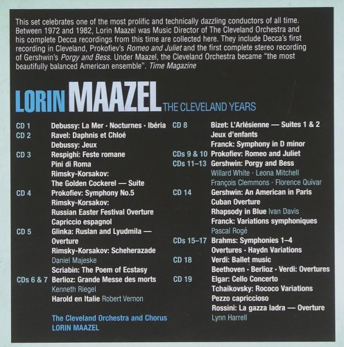 Lorin Maazel - The Cleveland Years Complete Recordings (2014) [19CD Box Set]