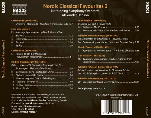 Norrkoping Symphony Orchestra, Alexander Hanson - Nordic Classical Favourites, Vol. 2 (2022)