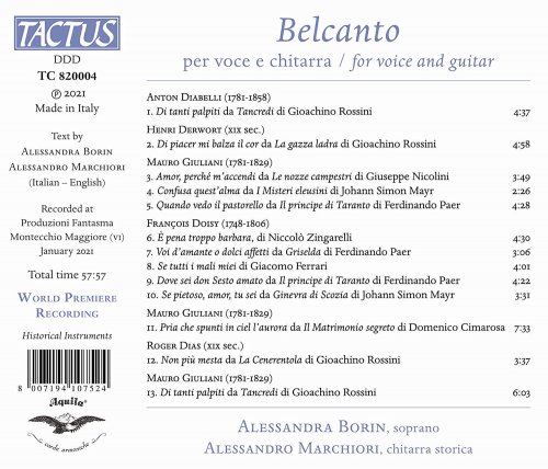 Alessandro Marchiori, Alessandra Borin - Belcanto (2022) [Hi-Res]