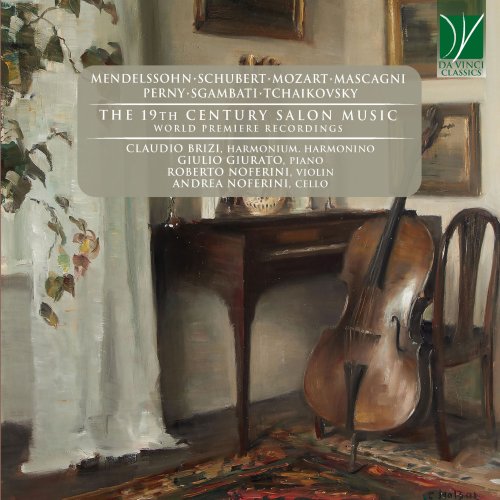 Claudio Brizi - The 19th Century Salon Music (World Premiere Recordings) (2022) [Hi-Res]