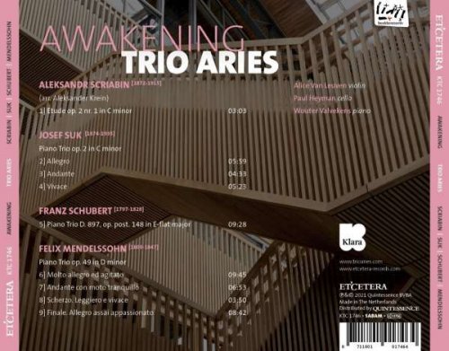 Trio Aries - Skryabin & Suk & Schubert & Mendelssohn-Bartholdy: Awakening (2021)