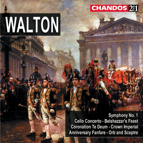 Sir Alexander Gibson - Walton: Symphony No. 1, Cello Concerto, Belshazzar's Feast, Coronation Te Deum, etc. (1999) [Hi-Res]