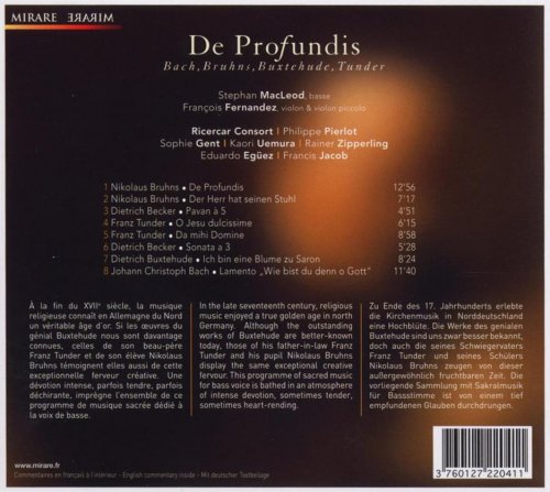 Stephan MacLeod, François Fernandez, Ricercar Consort, Philippe Pierlot - De profundis (2008)