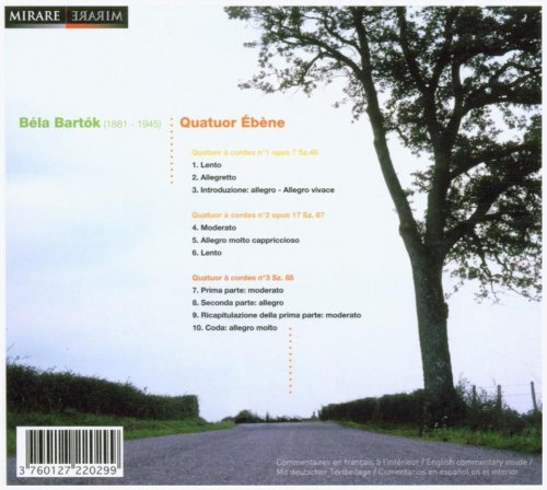Quatuor Ebène - Bartók: Quatuors Nos. 1, 2 & 3 (2007)