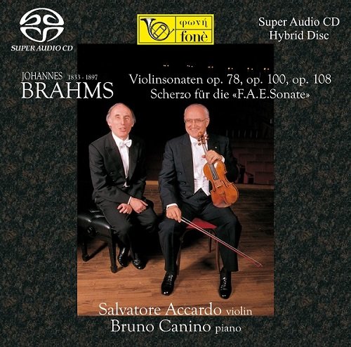 Salvatore Accardo, Bruno Canino - Brahms: Violin Sonatas (2014) [DSD64]