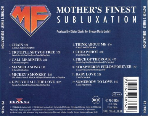 Mother's Finest - Subluxation (1990)