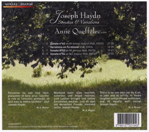 Anne Queffélec - Haydn: Sonates et variations (2009)