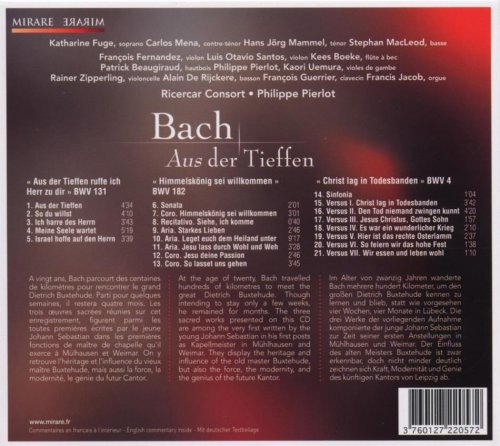 Ricercar Consort and Philippe Pierlot - Bach: Aus der Tieffen (2009)