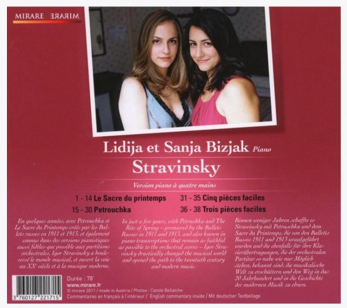 Lidija Bizjak and Sanja Bizjak - Le Sacre du printemps, Petrouchka: Version piano à quatre mains (2012)