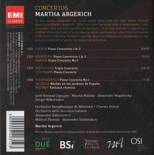 Martha Argerich - Martha Argerich Edition: Concertos (4CD) (2011) CD-Rip