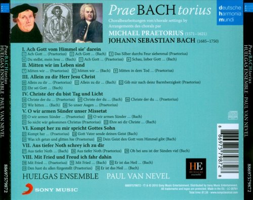 Huelgas Ensemble, Paul Van Nevel - PraeBACHtorius: Chorale settings by Johann Sebastian Bach and Michael Praetorius (2010)