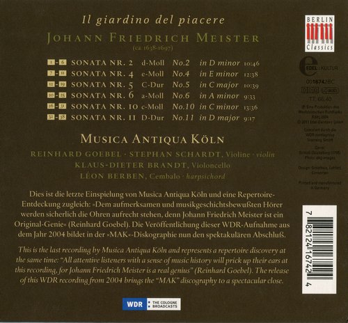 Musica Antiqua Köln, Reinhard Goebel - Meister: Il Giardino del Piacere (2011) CD-Rip