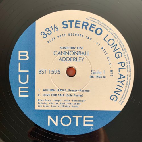 Cannonball Adderley - Somethin' Else (2021) LP