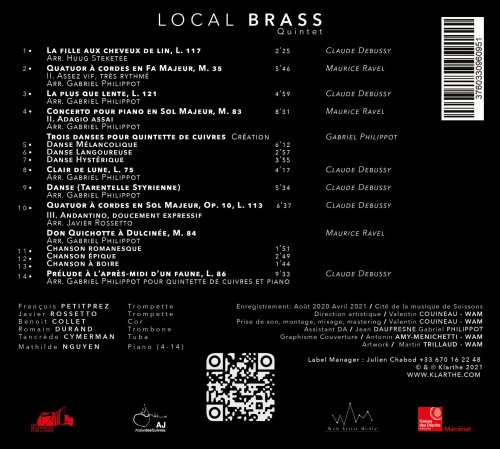 Local Brass Quintet - Ravel, Debussy, Philippot (2022) [Hi-Res]