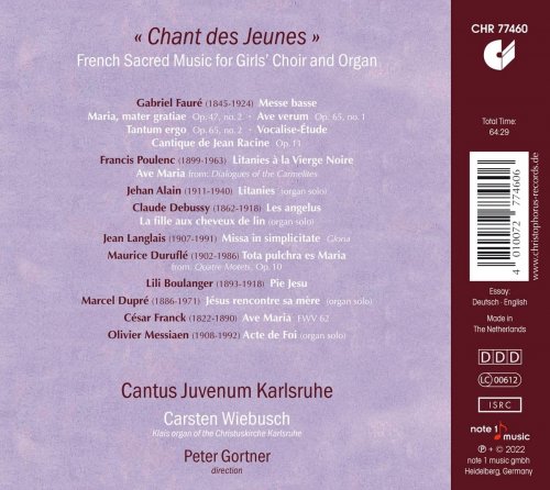 Cantus Juvenum Karlsruhe - Chant des jeunes (2022)