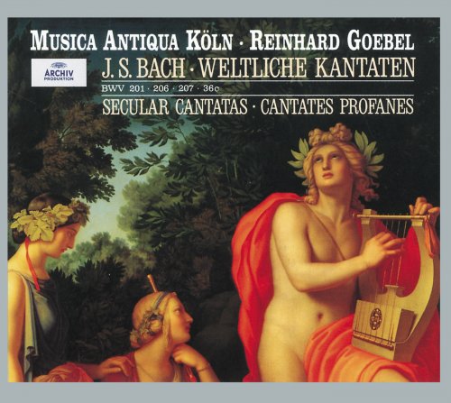Musica Antiqua Köln, Reinhard Goebel - J.S. Bach: Secular Cantatas, BWV 36c, 201, 206, 207, Quodlibet BWV 524 (1997)