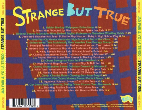 Jad Fair & Yo La Tengo - Strange But True (1998)