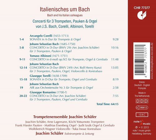 Joachim Schafer, Judit Izsak, Matthias Eisenberg - Italienisches um Bach (2013)