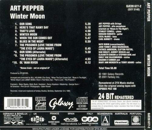 Art Pepper - Winter Moon (2001)
