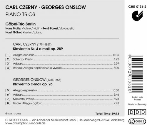 Göbel Trio Berlin - Czerny & Onslow: Piano Trios (1998)