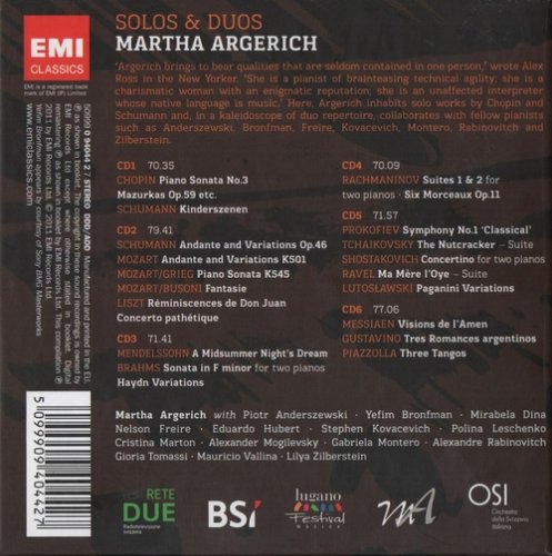 Martha Argerich - Martha Argerich Edition: Solos & Duos (6CD BoxSet) (2011) CD-Rip