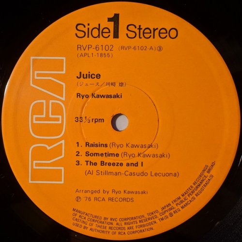 Ryo Kawasaki - Juice (1976) LP