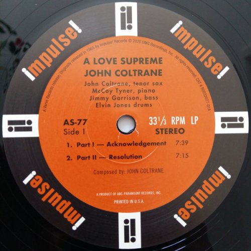 John Coltrane - A Love Supreme (2020) LP