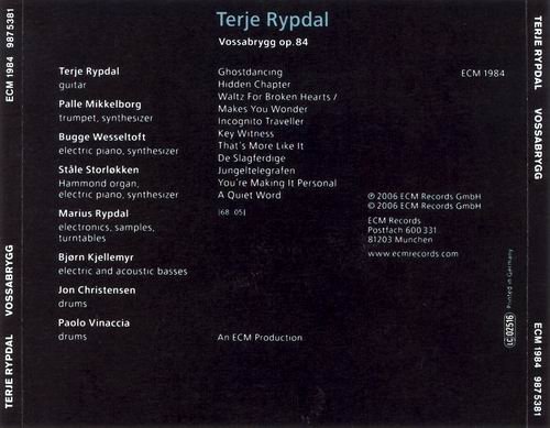 Terje Rypdal - Vossabrygg (2006) 320 kbps+CD Rip