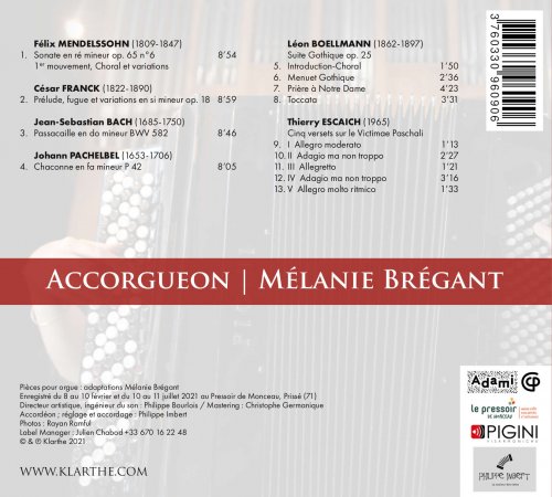 Mélanie Bregant - Accorguéon (2022) [Hi-Res]