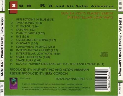 Sun Ra And His Solar Arkestra - Sun Ra Visits Planet Earth, Interstellar Low Ways (1992)