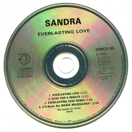 Sandra - Everlasting Love (PWL Remix) (Maxi CD Single) (1988)