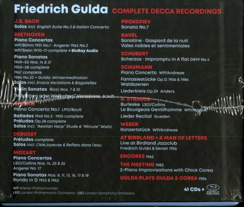 Friedrich Gulda - The Complete Decca Recordings (2021) [41CD Box Set]