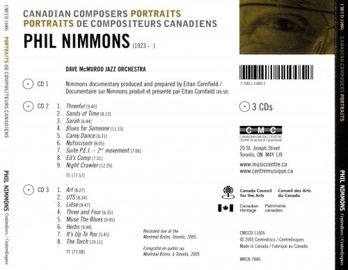 Phil Nimmons - Canadian Composers Portraits (2005) [3CD]