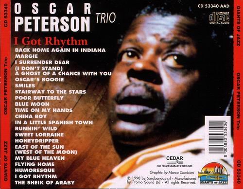 Oscar Peterson Trio - I Got Rhythm (1998)