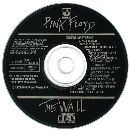 Pink Floyd - The Wall (1979) {1985, Early Japan Press} CD-Rip