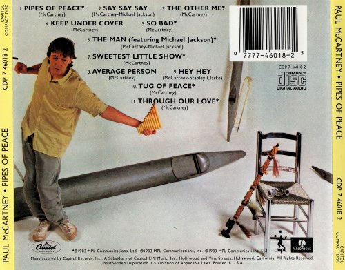 Paul McCartney - Pipes Of Peace (1983)