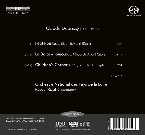 Orchestre National des Pays de la Loire & Pascal Rophé - Debussy Orchestrated (2022) [Hi-Res]