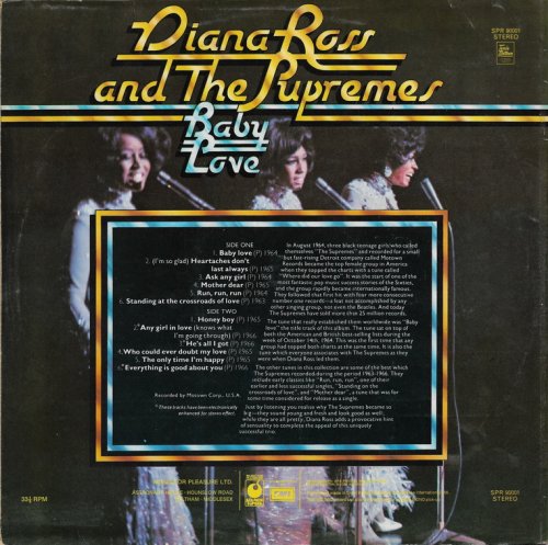 Diana Ross & The Supremes – Baby Love (1973) LP