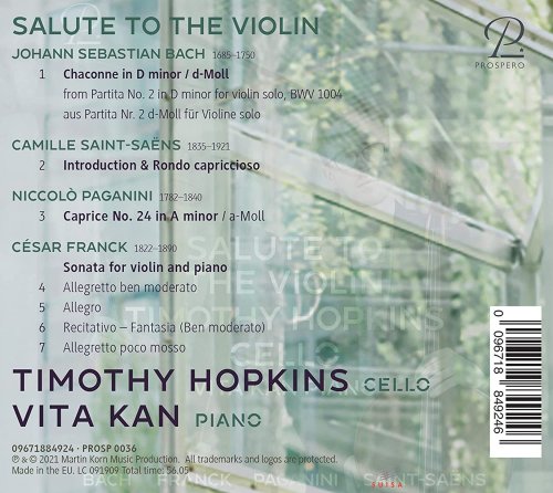 Timothy Hopkins & Vita Kan - Salute to the Violin (2022) [Hi-Res]