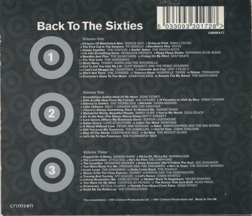 Various Artist - Back To The Sixties - 60 Smash Hits From The 60's (1997)