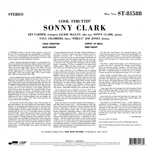 Sonny Clark - Cool Struttin' (2021, Reissue) LP