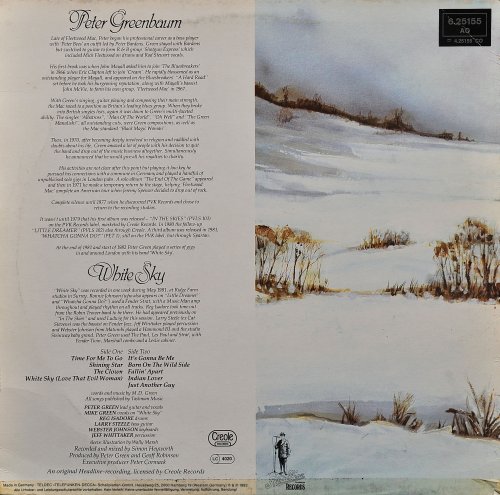 Peter Green - White Sky (1982) LP