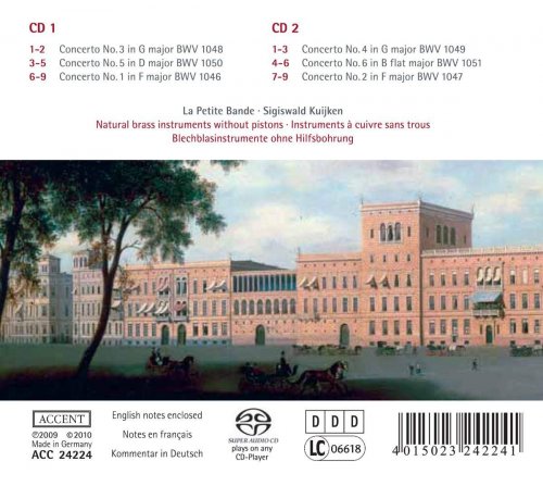La Petite Bande, Sigiswald Kuijken - Bach: The Brandenburg Concertos (2010)