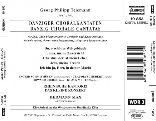Hermann Max - Telemann: Danziger Cantatas (2000)