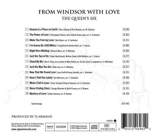 The Queen's Six - From Windsor with Love (2022) [Hi-Res]