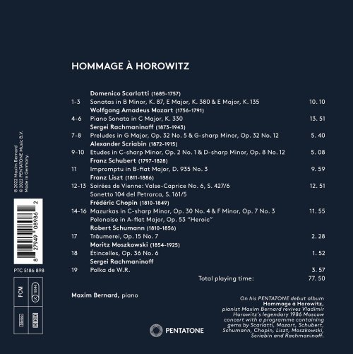 Maxim Bernard - Hommage à Horowitz (2022) [Hi-Res]