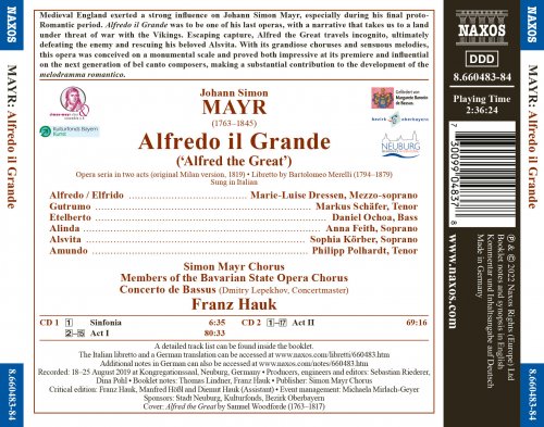 Anna Feith, Daniel Ochoa, Markus Schäfer, Marie-Luise Dressen - Mayr: Alfredo il grande (Original 1819 Milan Version) (2022)