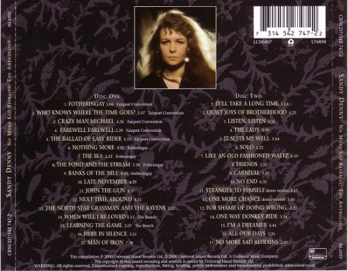 Sandy Denny - No More Sad Refrains - The Anthology (Remastered) (2000) CD Rip